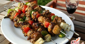 Готовим шашлык в духовке