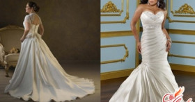 Свадебные платья для полных девушек