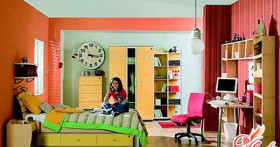 Современный интерьер комнаты подростка