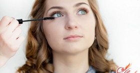 Правильное нанесение туши на глаза