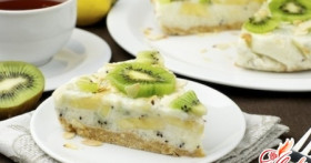 Творожно-йогуртовый торт – праздничный десерт