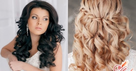 Свадебные прически с распущенными волосами: женственный и невинный образ