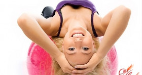 Упражнения на фитболе для пресса – секрет стройной талии