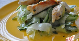 Салат с курицей и солеными огурцами – всесезонные рецепты