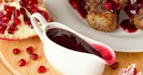 Рецепты соусов из граната и блюд с ними