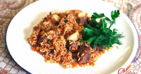 Как приготовить вкусный плов с мясом индейки