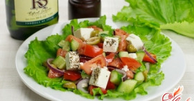 Такой разный салат с брынзой