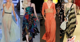 Летние платья в пол. Мода наступающего летнего сезона – 2016