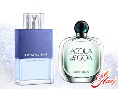 «L'Eau Pour Homme» от «Armand Basi» и «Acqua di Gioia» от Giorgio Armani