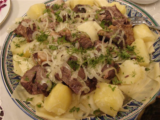 Бешбармак по-казахски