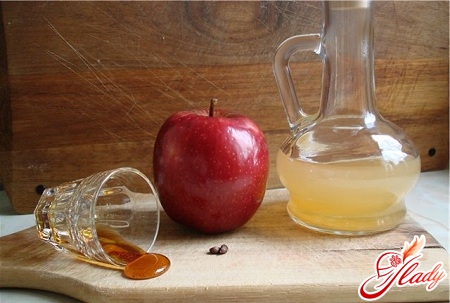 мед и яблочный уксус