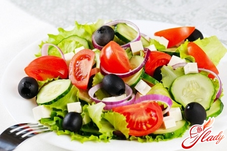 греческий салат рецепт с брынзой