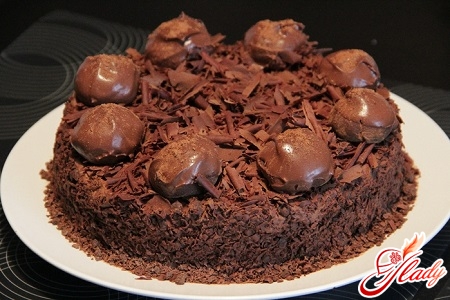 шоколадный торт трюфель