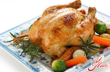 вкусная курица с овощами в духовке