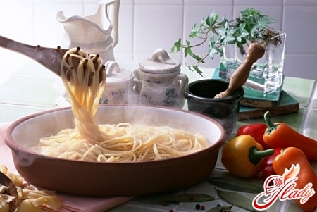 готовые спагетти