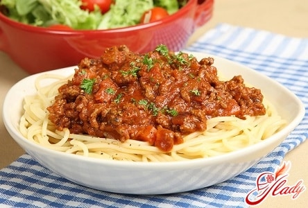 рецепт спагетти болоньезе