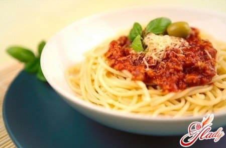 простой рецепт спагетти с фаршем