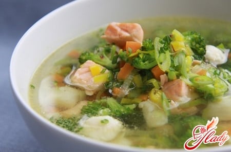 овощной рыбный суп