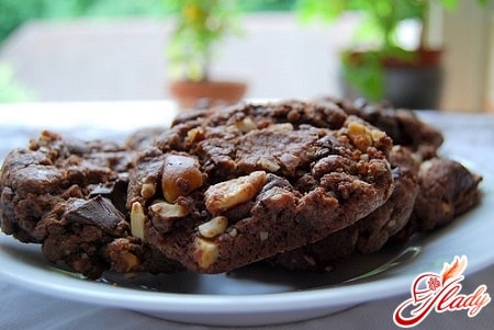 шоколадное печенье без выпечки