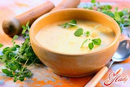 картофельный суп пюре