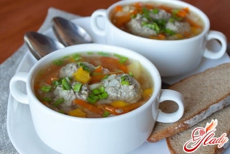 рецепты супа с фрикадельками