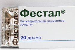 Фестал при отравлении и поносе