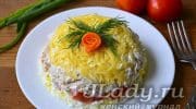 Сытный салат Эдельвейс без грамма картошки для тех, кто не хочет поправляться в праздники