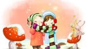Короткие новогодние стишки для детей 3-4 лет на утренник