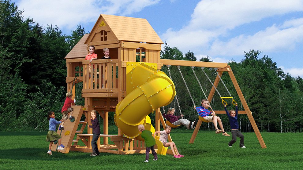 Причины заказать детские игровые комплексы во двор?